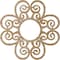 Ekena Millwork Cohen Wood Fretwork Pierced Ceiling Medallion, Red Oak, 32"OD x 11"ID x 3/8"T CMWP32X32X0375CORO - alternate 4
